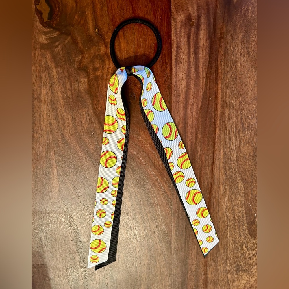 Girl’s Softball Hair Tie